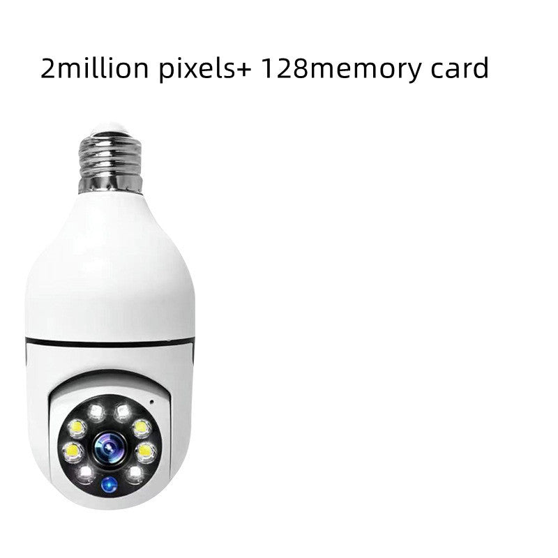 WiFi CAMARA 1080P Bulb 4X Zoom E27 Home 5GWiFi Alarma Monitor